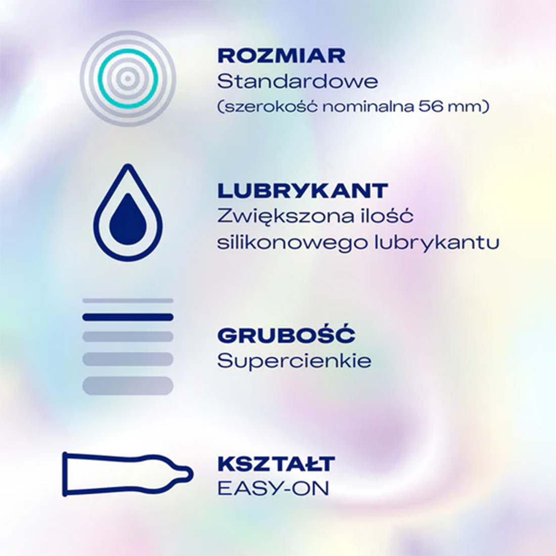 Durex Invisible najcieńsze prezerwatywy dodatkowo nawilżane