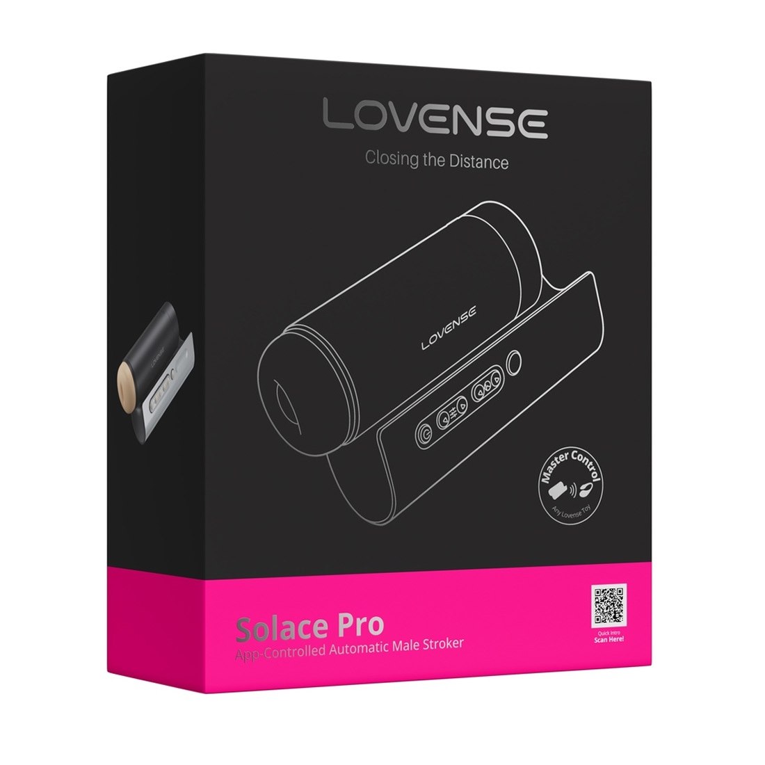 Lovense Solace Pro masturbator z ruchomym wkładem sterowany aplikacją 