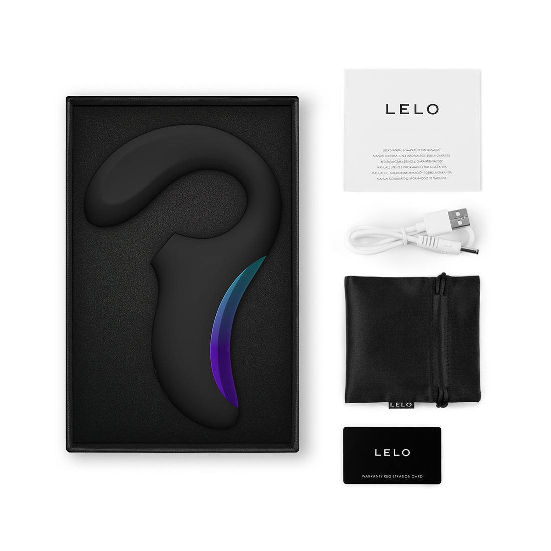 LELO Enigma Wave wibrator króliczek z sonicznym masażerem łechtaczki