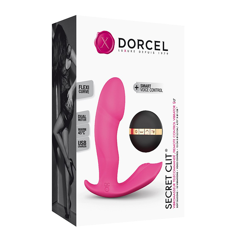 Dorcel Secret Clit ogrzewany wibrator króliczek sterowany pilotem 