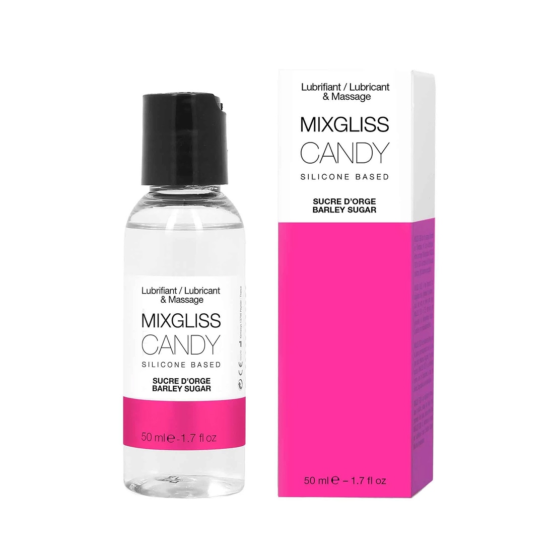 Mixgliss Candy 2 w 1 lubrykant silikonowy i żel do masażu o zapachu landrynki