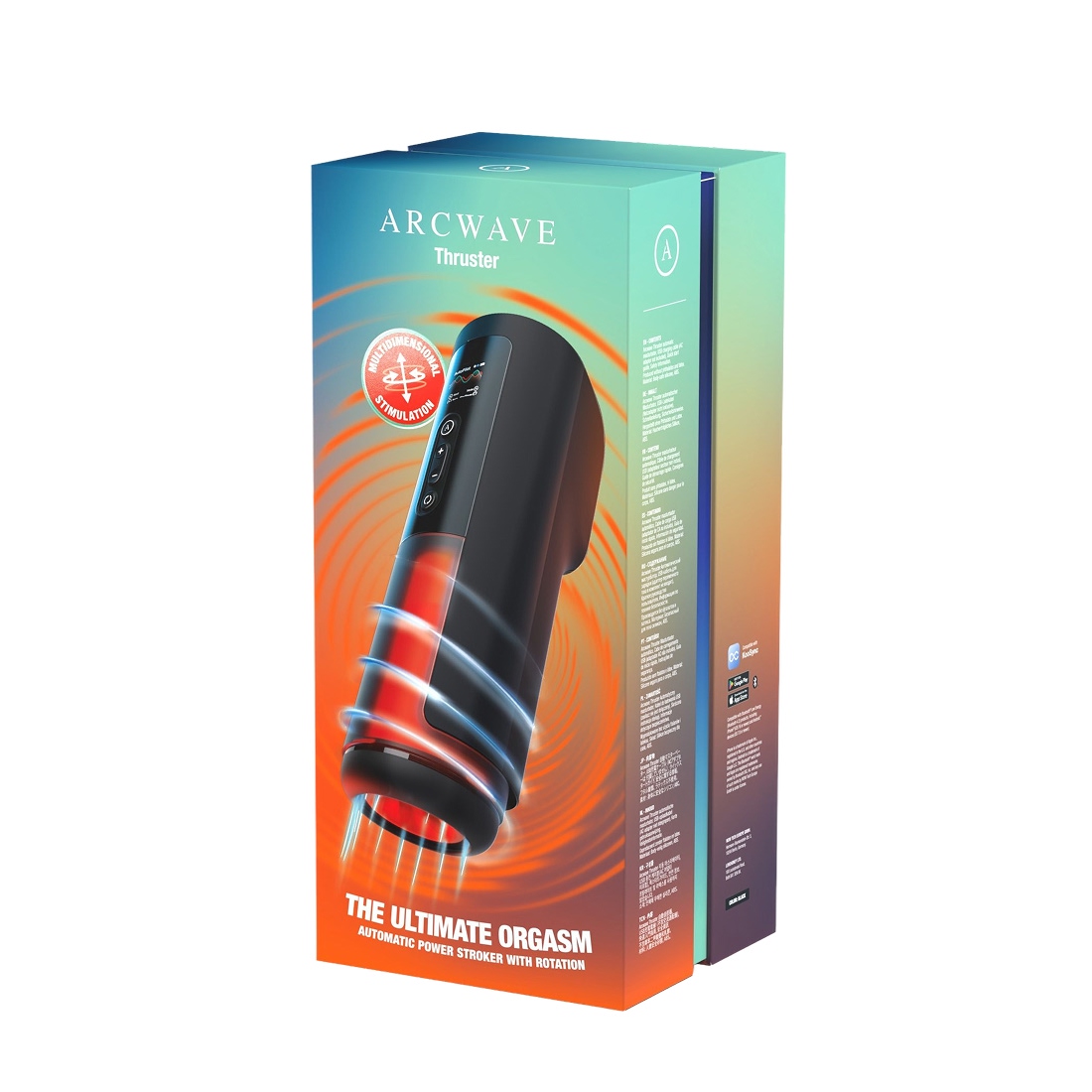 Arcwave Thruster rotacyjny masturbator z ruchomym wkładem