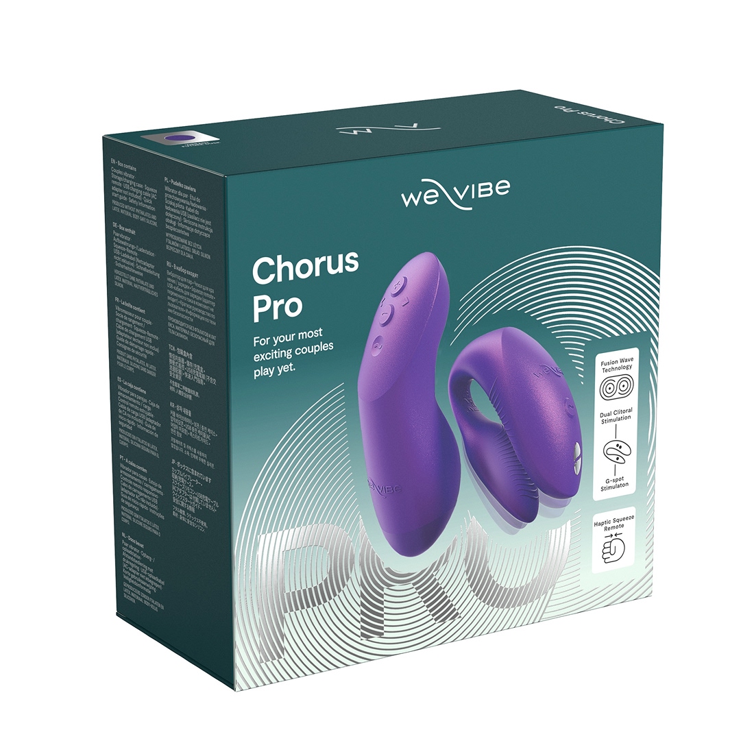 We-Vibe Chorus Pro wibrator dla par sterowany pilotem i aplikacją We-Vibe Chorus Pro wibrator dla par sterowany pilotem i aplikacją