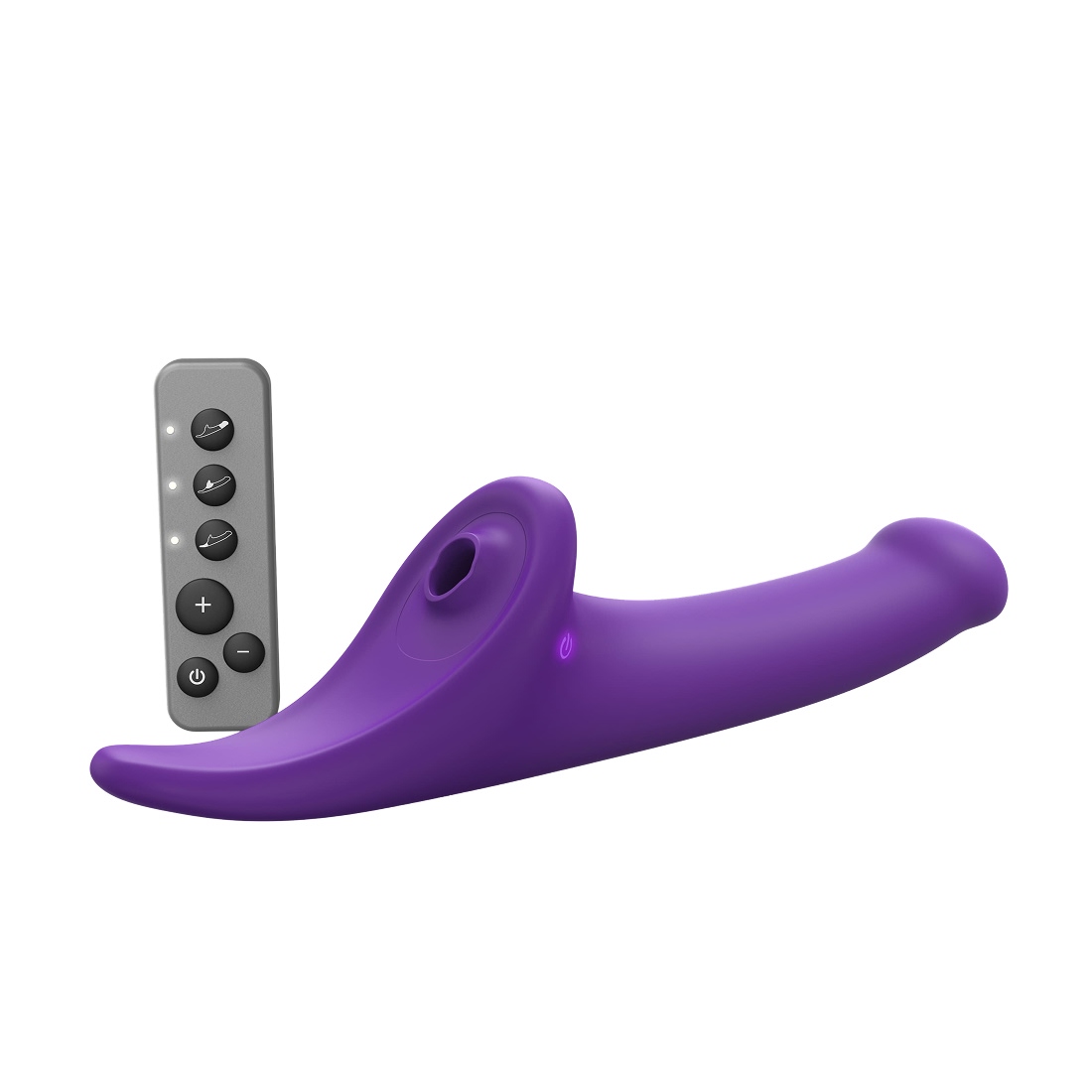Strap-On-Me Multi Orgasm Dildo S wibrujące dildo dla par sterowane pilotem