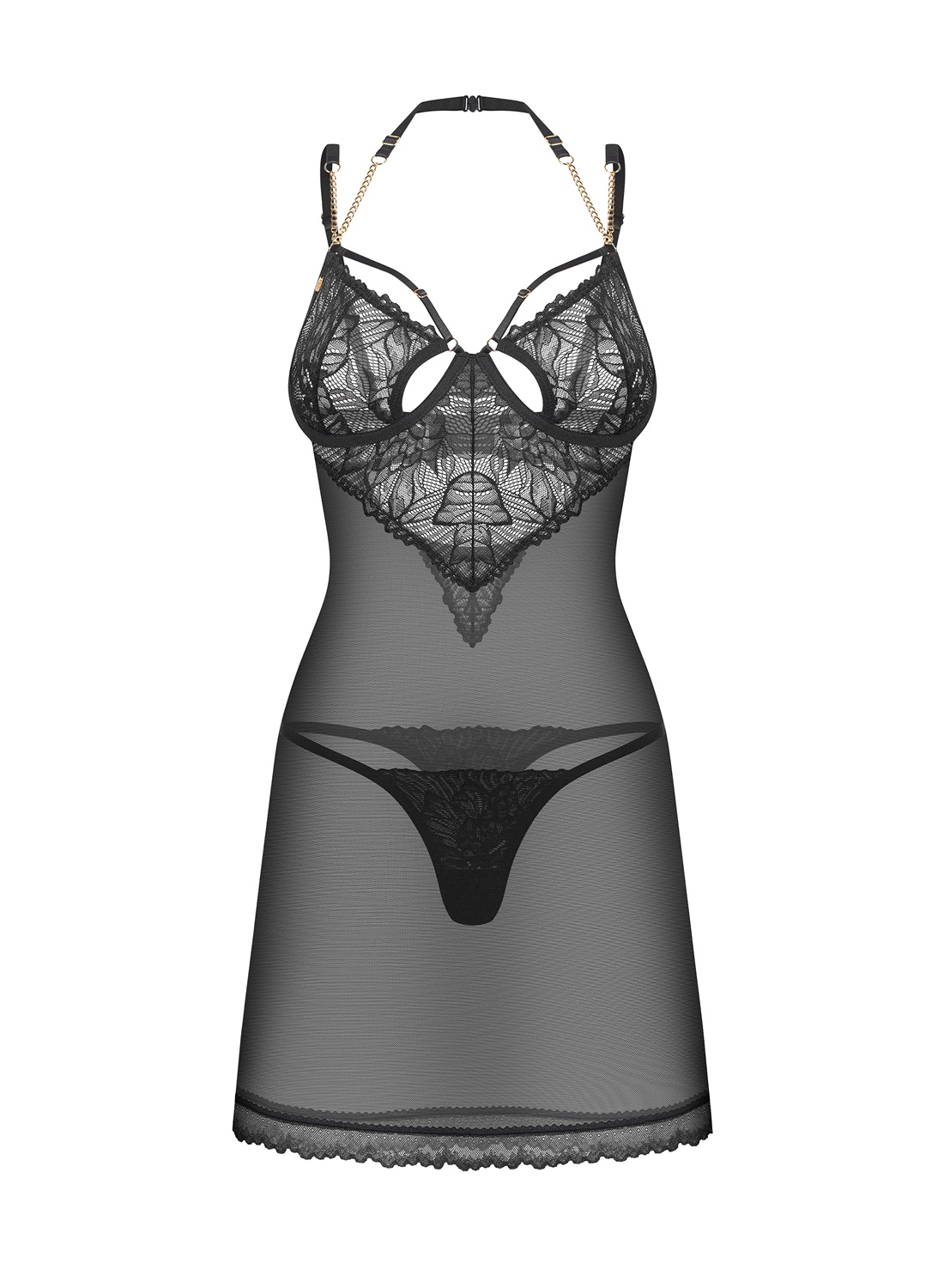 Obsessive Matildea Black koszulka i stringi