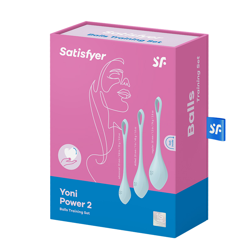 Satisfyer Yoni Power 2 zestaw kulek do ćwiczeń mięśni dna miednicy