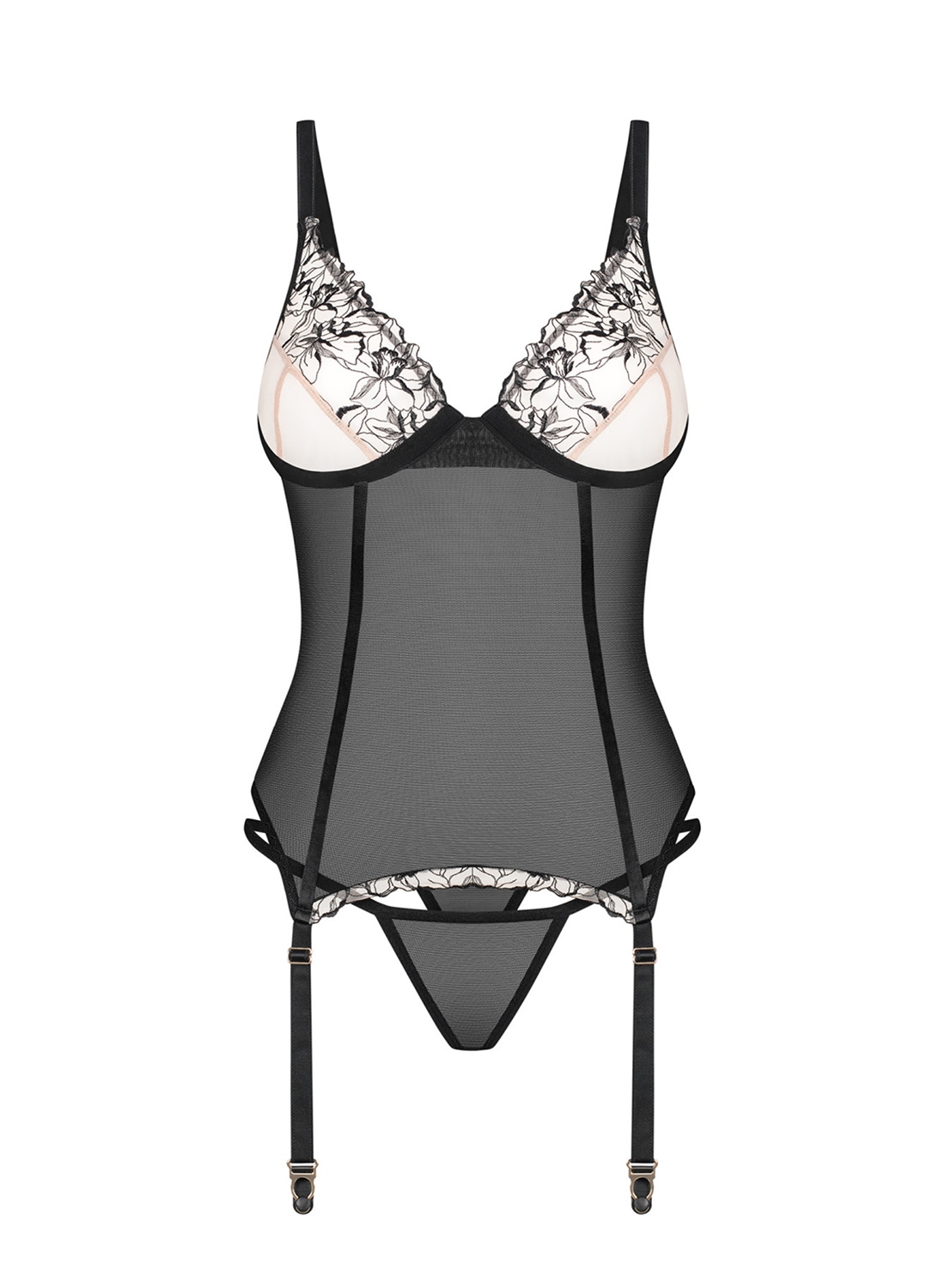 Obsessive Vila Blanes gorset i stringi