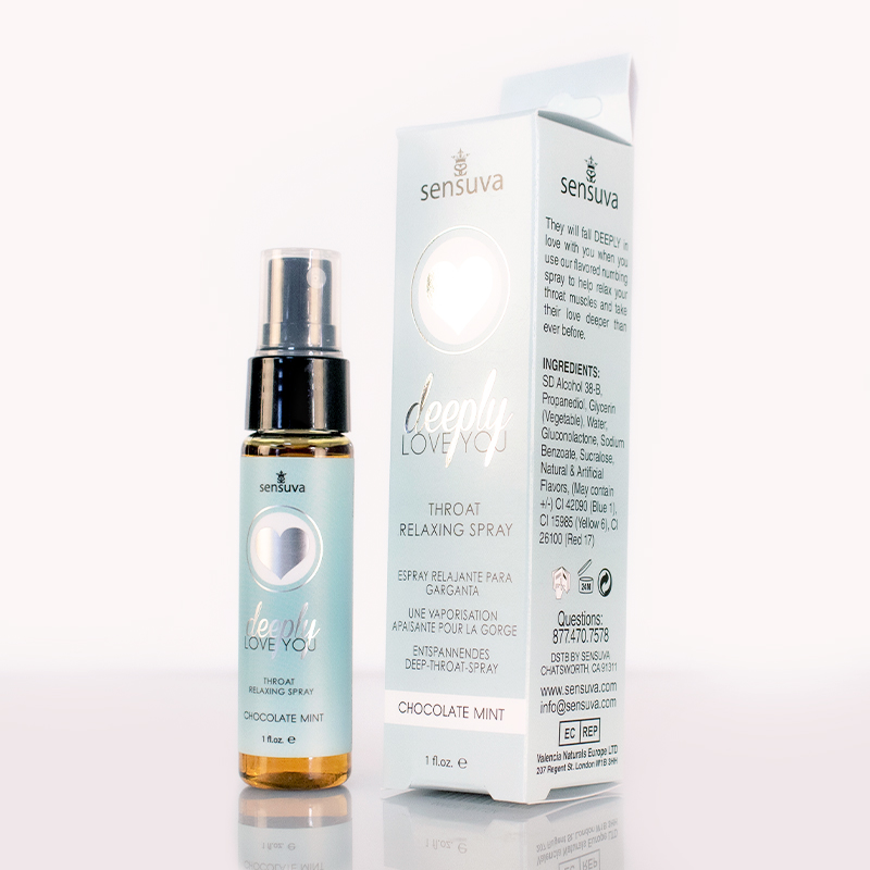 Sensuva Deeply Love You rozluźniający spray do seksu oralnego