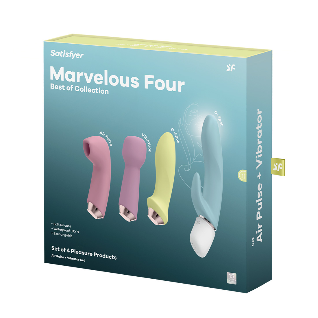 Satisfyer Marvelous Four zestaw gadżetów erotycznych 4 w 1