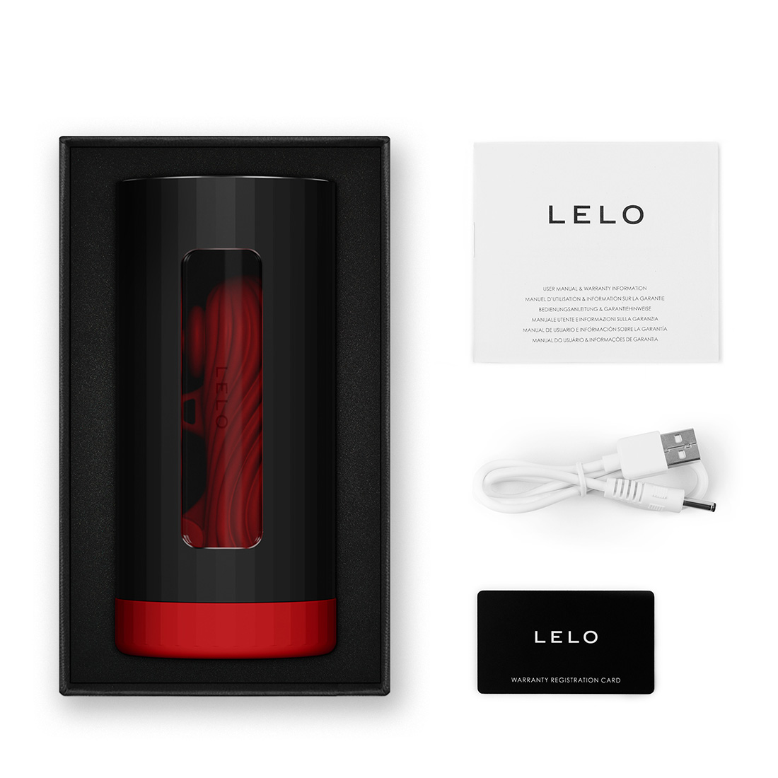 LELO F1S V3 XL soniczny masażer penisa sterowany telefonem powiększony 