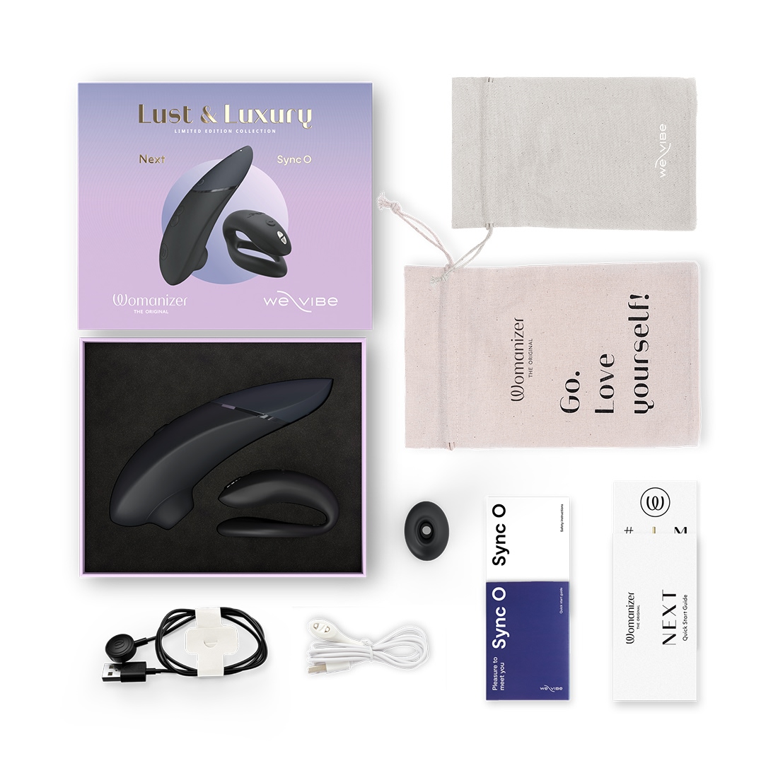 Womanizer Lust & Luxury prezentowy zestaw gadżetów erotycznych dla par