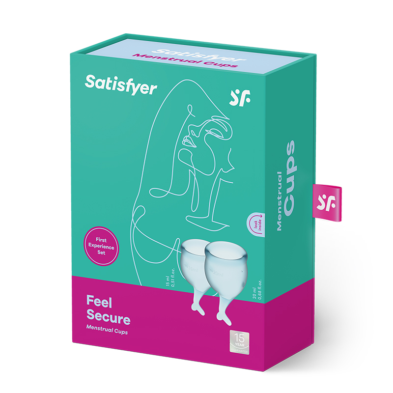 Satisfyer Feel Secure zestaw kubeczków menstruacyjnych