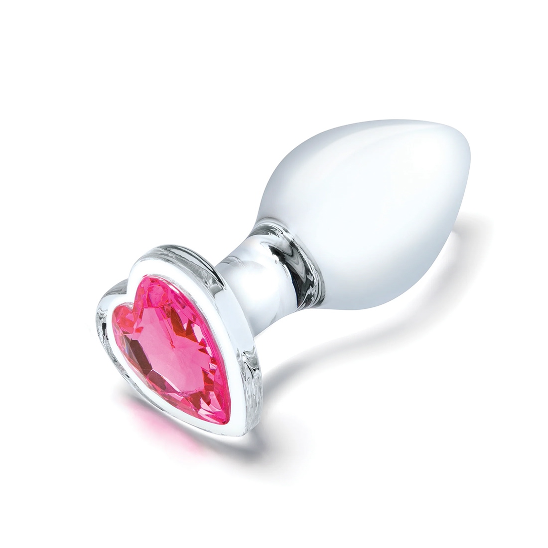 Gläs Heart Jewel Set zestaw szklanych korków analnych z kryształkiem