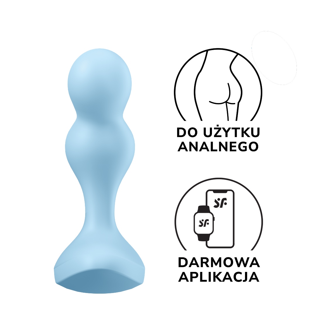 Satisfyer Deep Diver wibrujący korek analny sterowany telefonem
