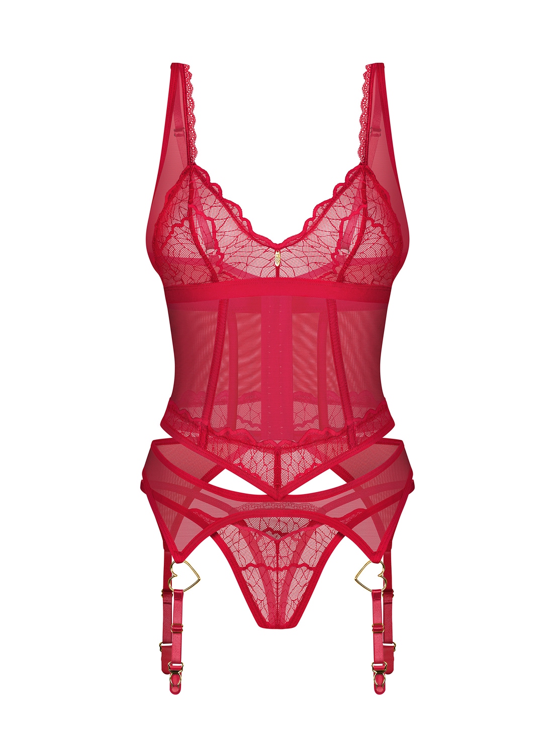 Obsessive Cupide Desir gorset i stringi 