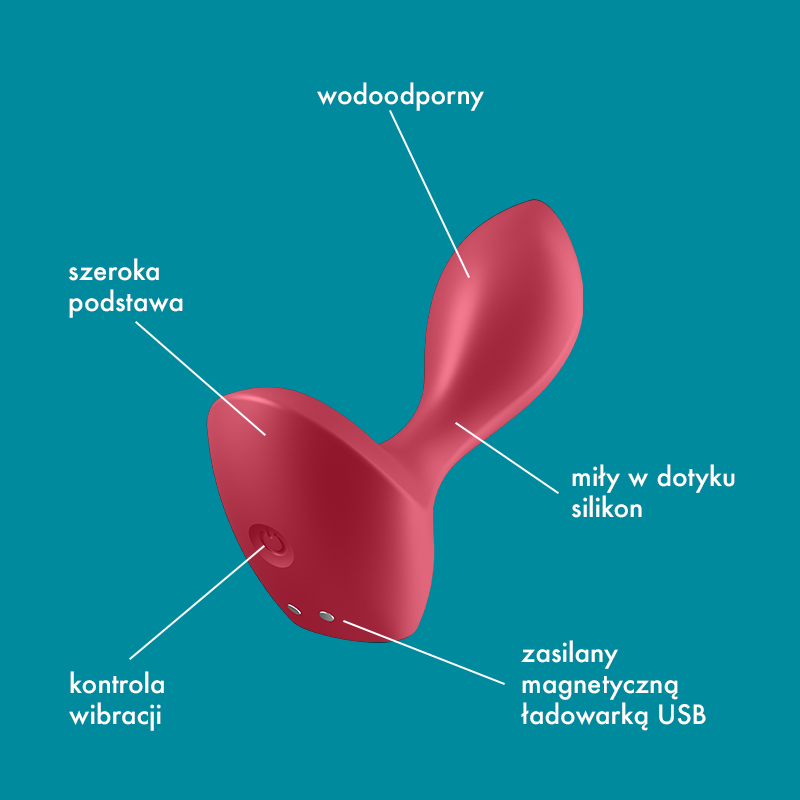 Satisfyer Backdoor Lover wibrujący korek analny
