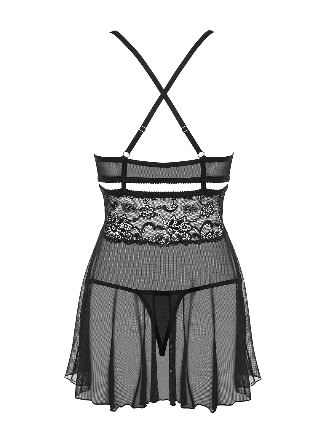 Obsessive koszulka babydoll i stringi (838-BAB-1)