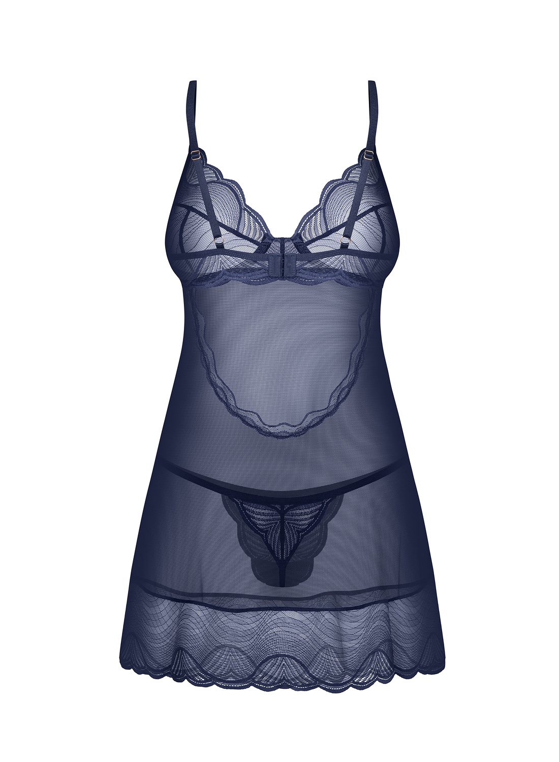 Obsessive Nightly Blue koszulka i stringi