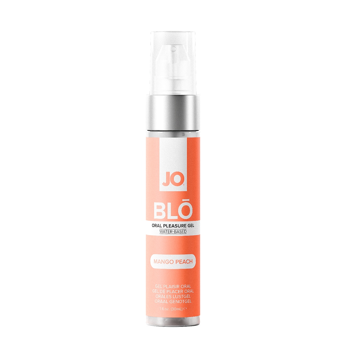 System JO BLŌ Mango Peach chłodzący balsam do seksu oralnego o smaku mango z brzoskwinią