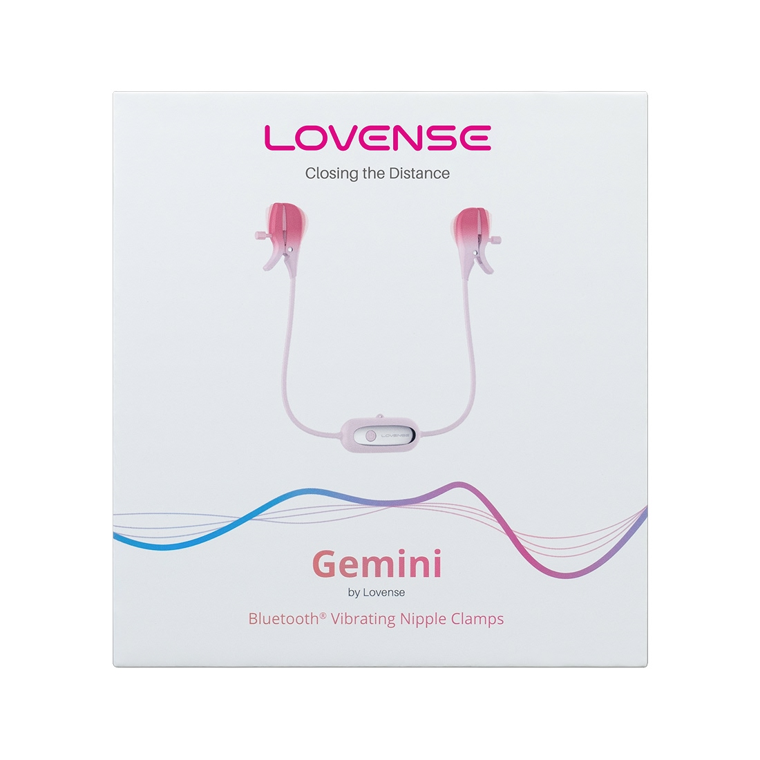 Lovense Gemini wibrujące zaciski na sutki sterowane aplikacją
