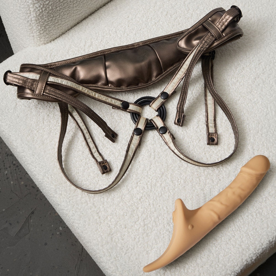 Strap-On-Me Multi Orgasm Realistic Dildo M realistyczne dildo dla par sterowane pilotem