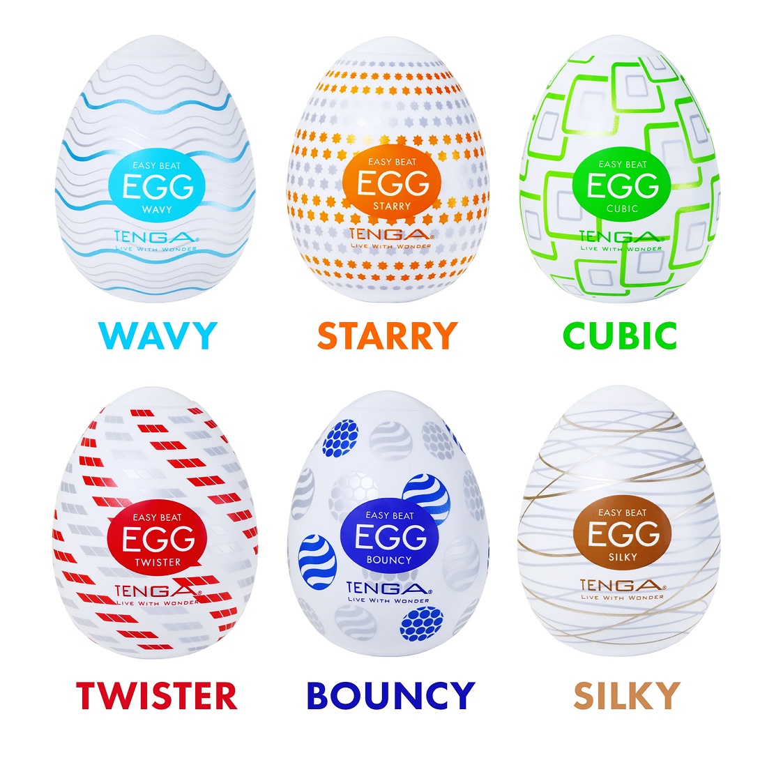 Tenga Egg Standard Pack zestaw 6 masturbatorów