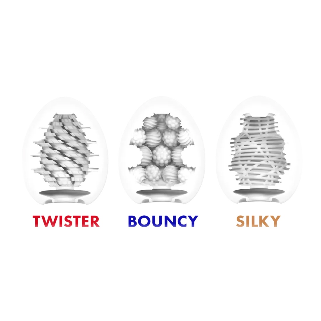 Tenga Egg Standard Set 2 zestaw 3 masturbatorów