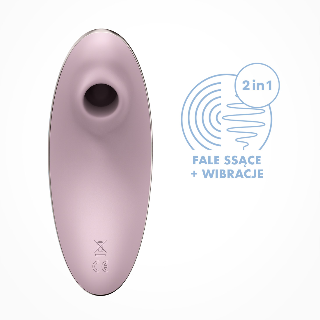 Satisfyer Vulva Lover 1 bezdotykowo-wibrujący masażer łechtaczki 2 w 1