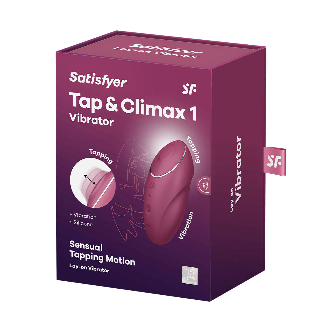 Satisfyer Tap & Climax masażer łechtaczki z pulsującą wypustką 