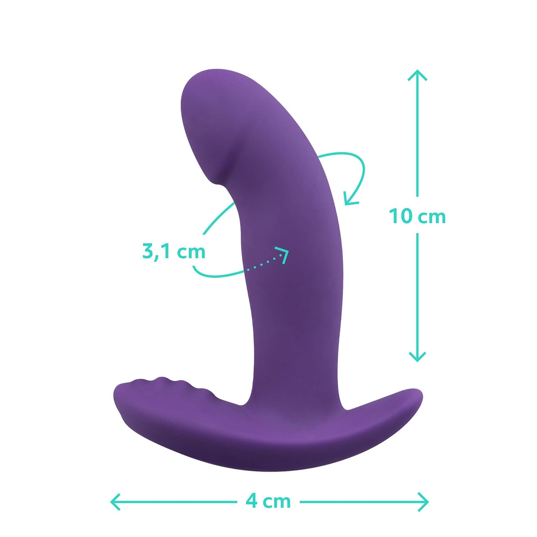 Amorelie Joy Shuffle wibrujący masażer prostaty sterowany aplikacją
