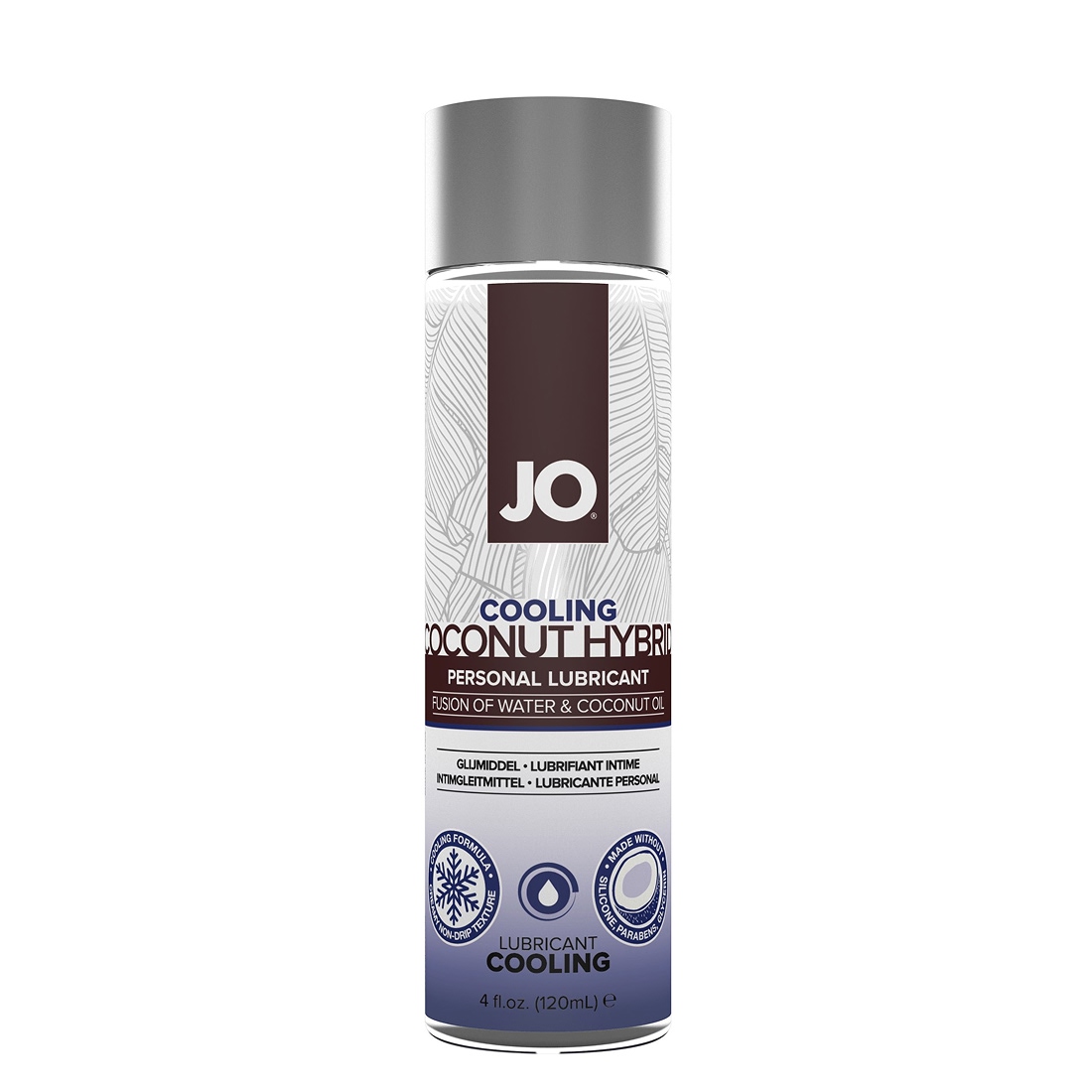 System JO Hybrid kremowy lubrykant wodno-kokosowy chłodzący 120 ml - opakowanie produktu