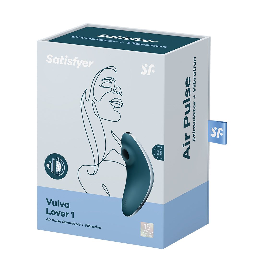 Satisfyer Vulva Lover 1 bezdotykowo-wibrujący masażer łechtaczki 2 w 1