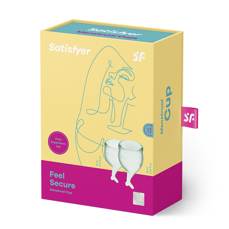 Satisfyer Feel Secure zestaw kubeczków menstruacyjnych