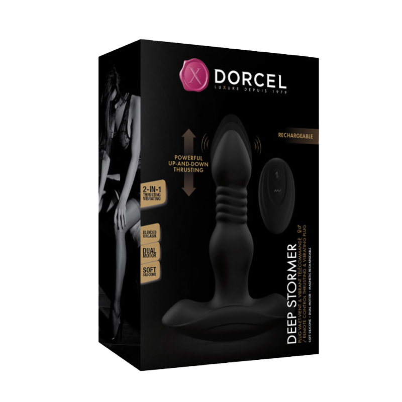 Dorcel Deep Stormer wibrujący korek analny sterowany pilotem