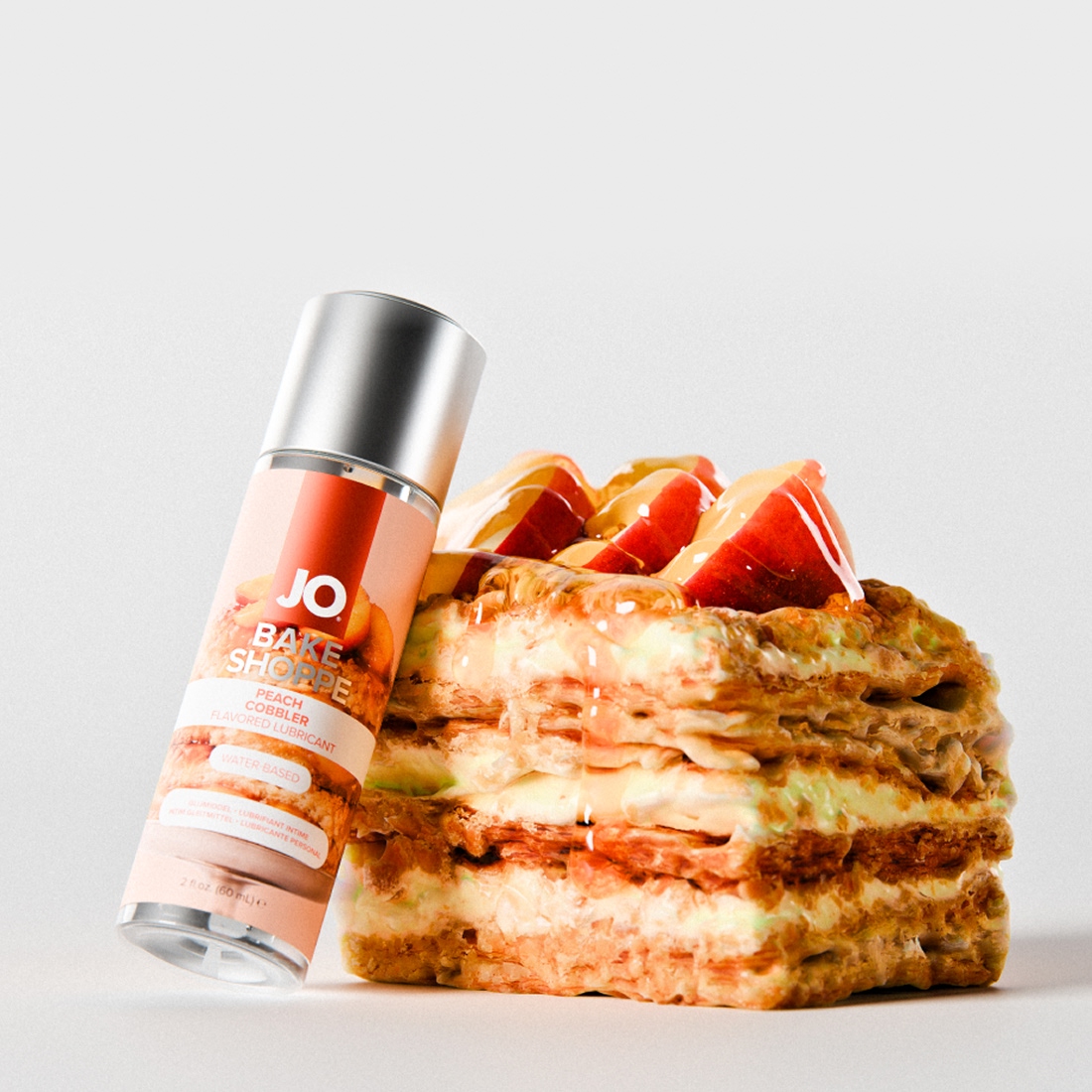 System JO Bake Shoppe Peach Cobbler lubrykant o smaku brzoskwiniowej kruszonki