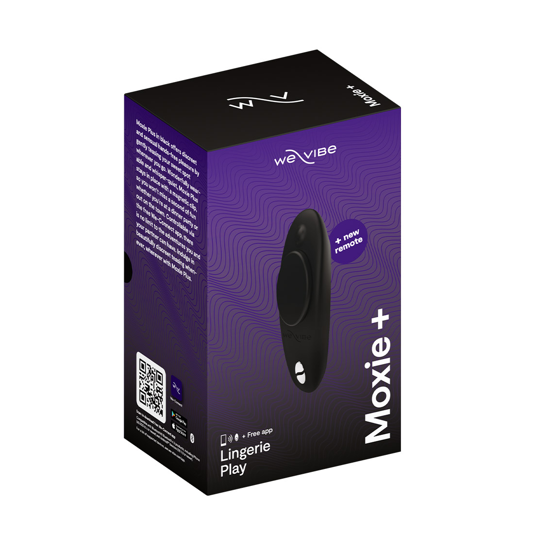 We-Vibe Moxie Plus zdalnie sterowany masażer do noszenia pod bielizną