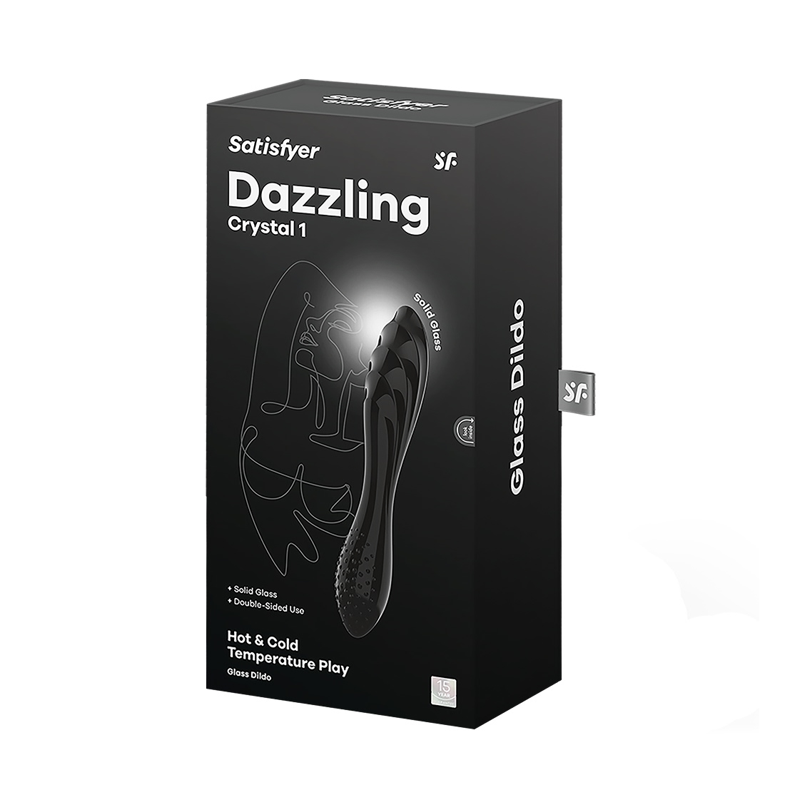 Satisfyer Dazzling Crystal szklane dildo