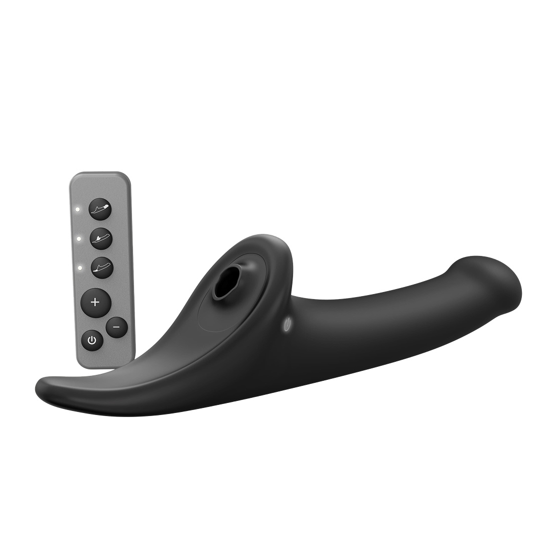 Strap-On-Me Multi Orgasm Dildo M wibrujące dildo dla par sterowane pilotem