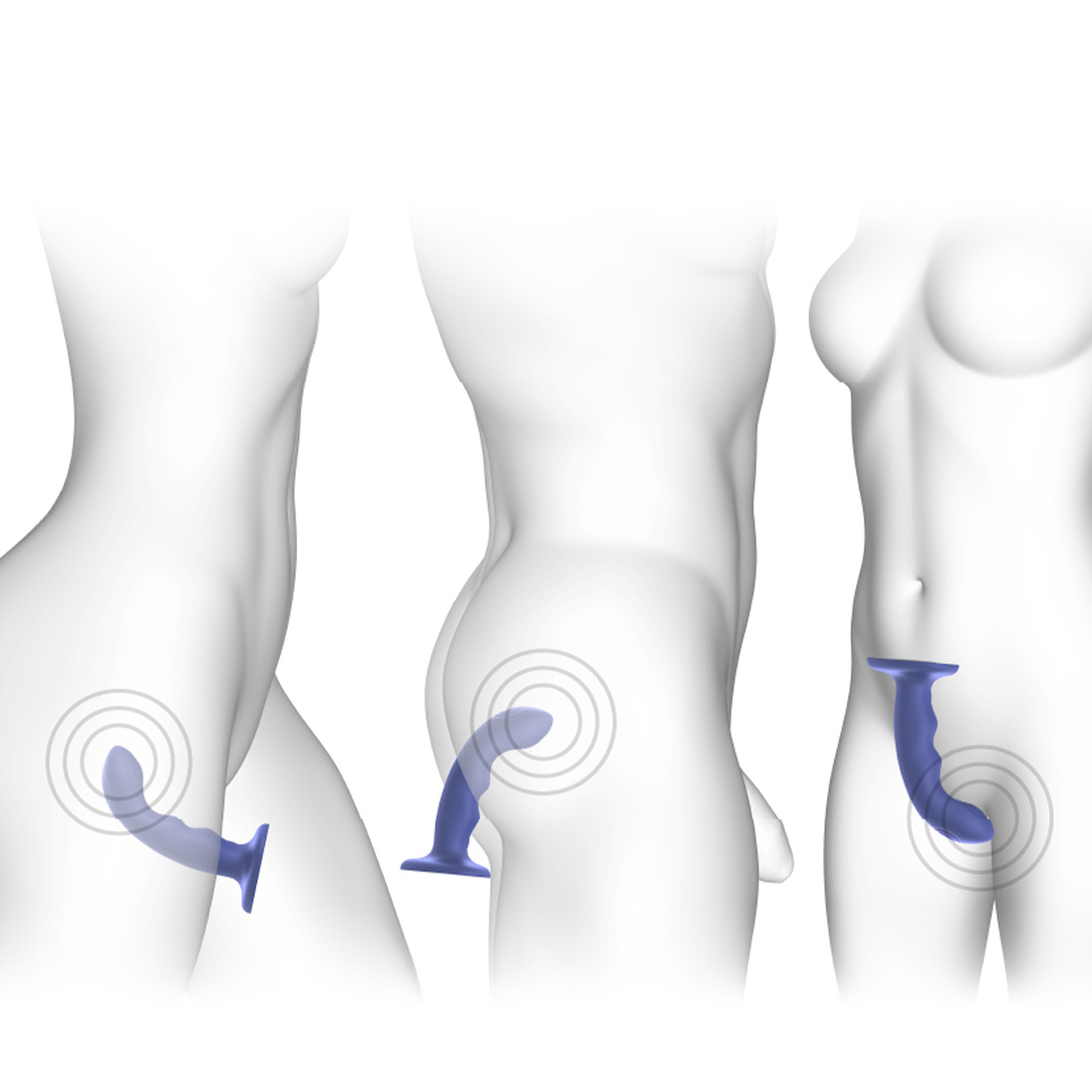 Strap-On-Me Tapping Wave dildo z pulsującą wypustką