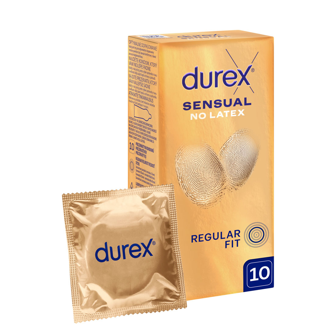 Durex Sensual No Latex prezerwatywy nielateksowe