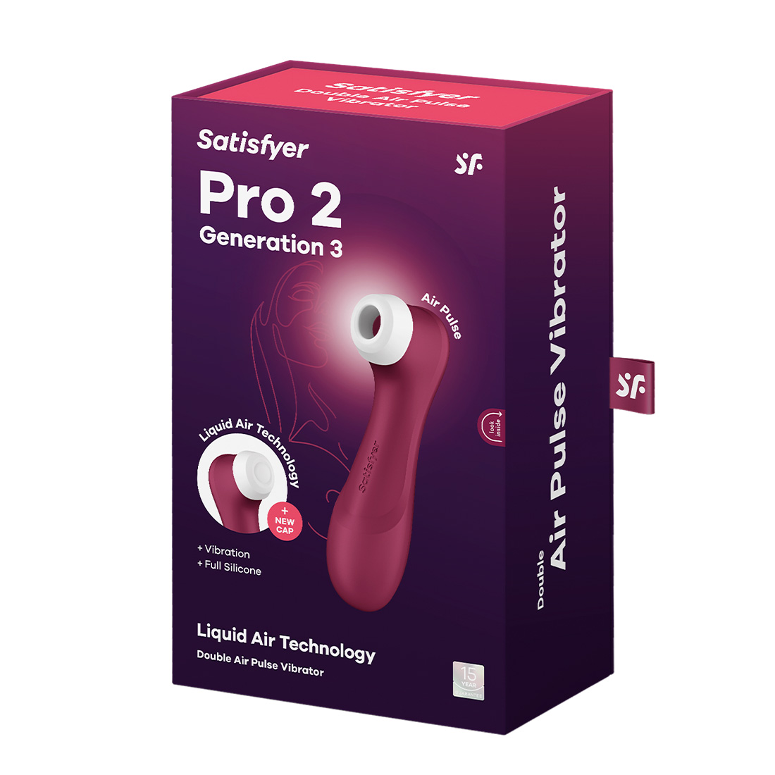 Satisfyer Pro 2 Generation 3 bezdotykowo-wibrujący masażer łechtaczki