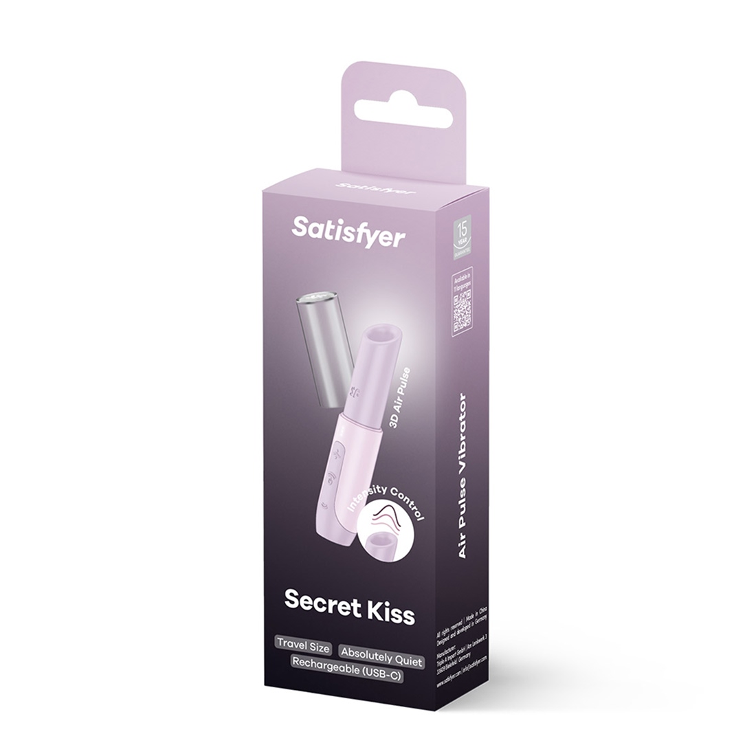 Satisfyer Secret Kiss bezdotykowy masażer łechtaczki w kształcie szminki