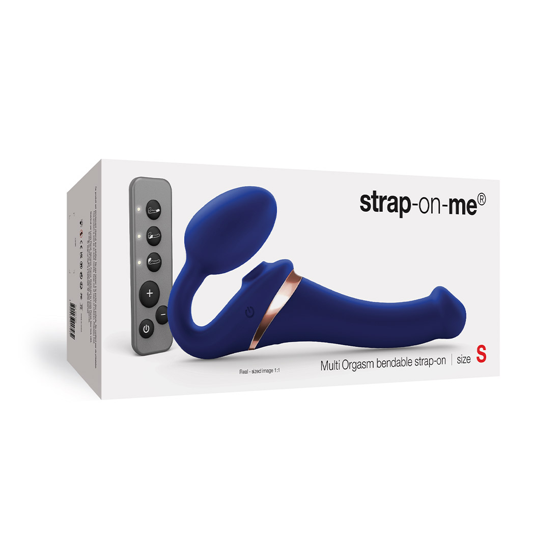 Strap-On-Me Multi Orgasm wibrujący strap-on sterowany pilotem S
