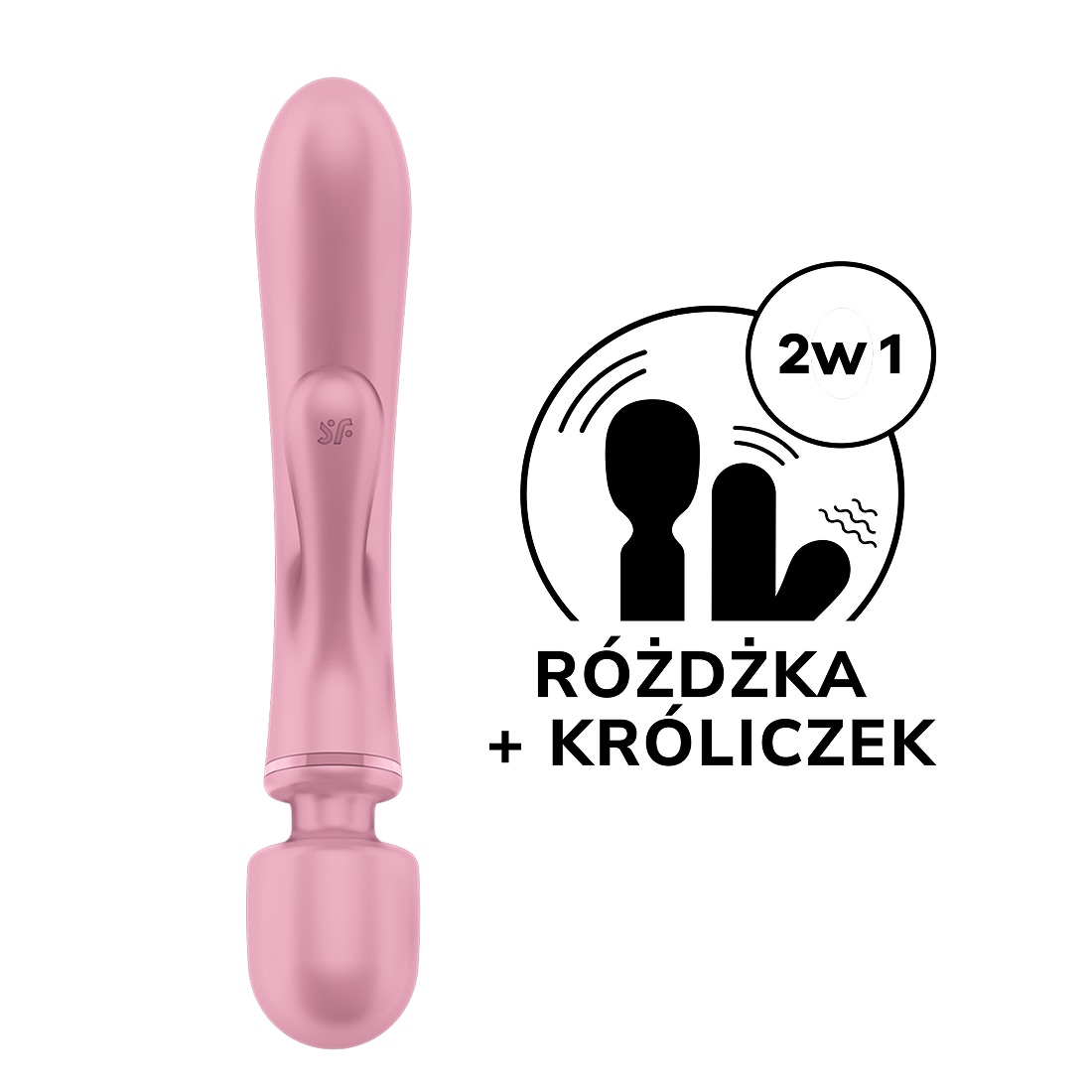 Satisfyer Triple Lover 2 w 1 wibrator króliczek i masażer