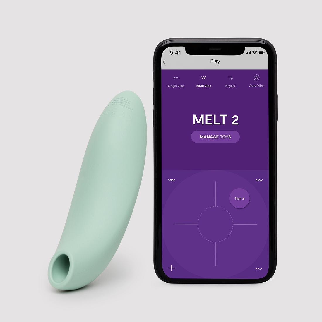 We-Vibe Melt 2 zdalnie sterowany bezdotykowy masażer łechtaczki