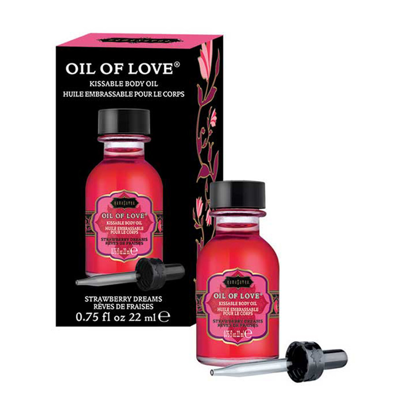 Kama Sutra Oil of Love rozgrzewający olejek do gry wstępnej 