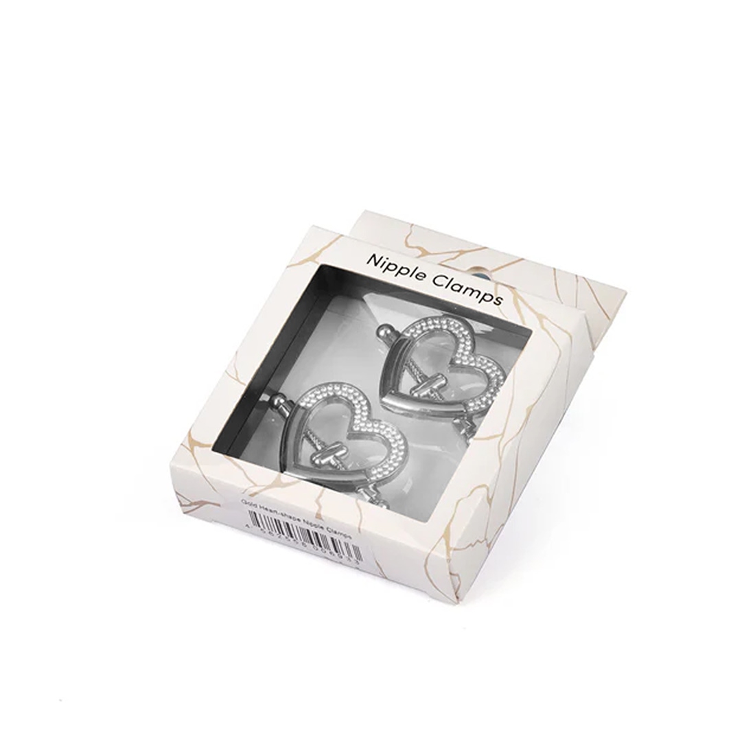 Liebe Seele Heart-shaped Nipple Clamps zaciski na sutki z cyrkoniami