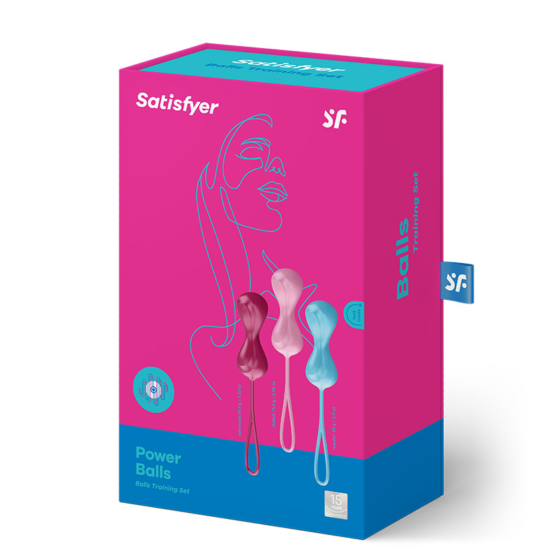 Satisfyer Power Balls zestaw kulek do ćwiczeń mięśni dna miednicy 