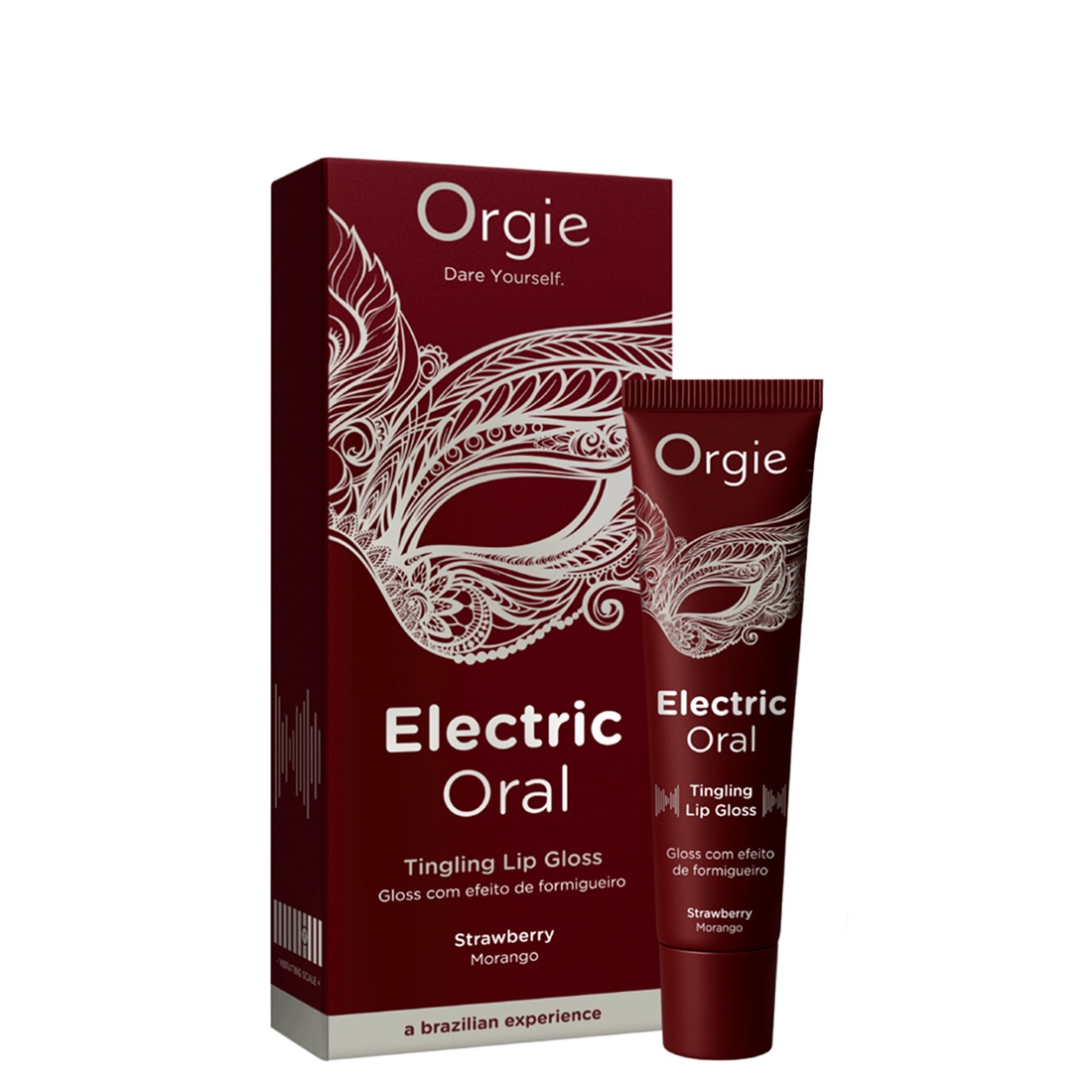 Orgie Electric Oral stymulujący balsam oralny o smaku truskawkowym