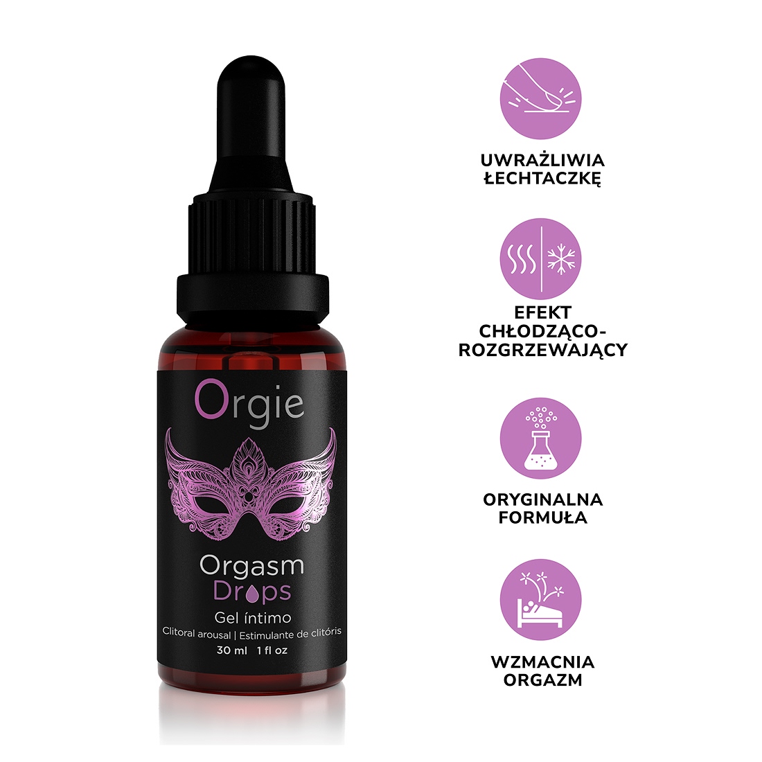 Orgie Orgasm Drops kropelki stymulujące łechtaczkę